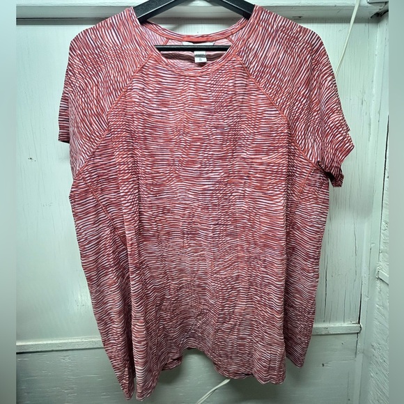 Athleta Tops - Athleta Pink and White Striped Top